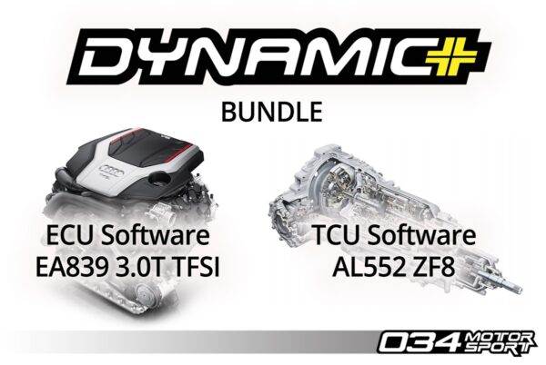 034Motorsport B9/B9.5 Audi S4/S5/SQ5 EA839 3.0T Dynamic+ Performance ECU & AL552 ZF8 Transmission Tuning Bundle