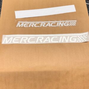MercRacing White Sticker Large
