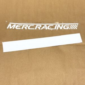 MercRacing White Sticker Medium